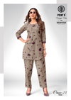 Craze Vol 7 By Deeptex Pure Cotton Printed Co Ord Set Exporters In India